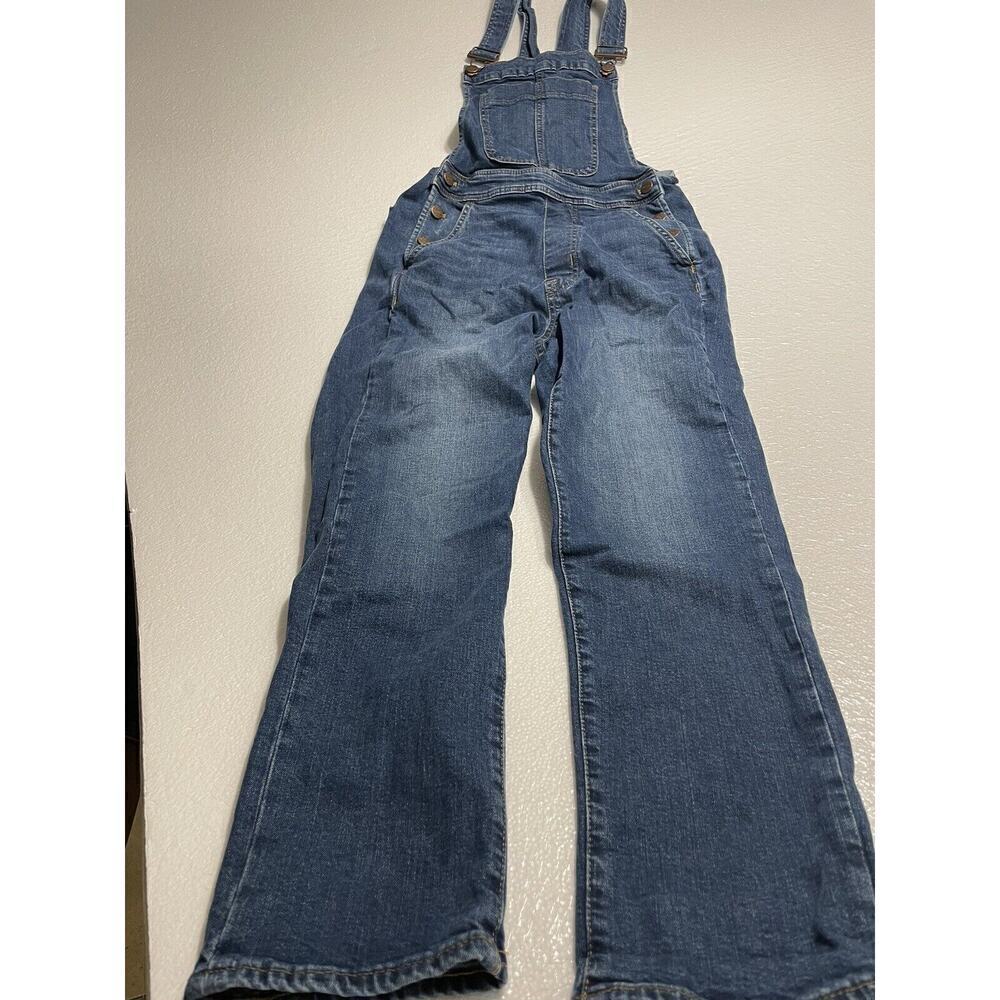 Womens J Crew Bib Overall Jeans Size XXS 99 Cotton/1 Elastane L5444